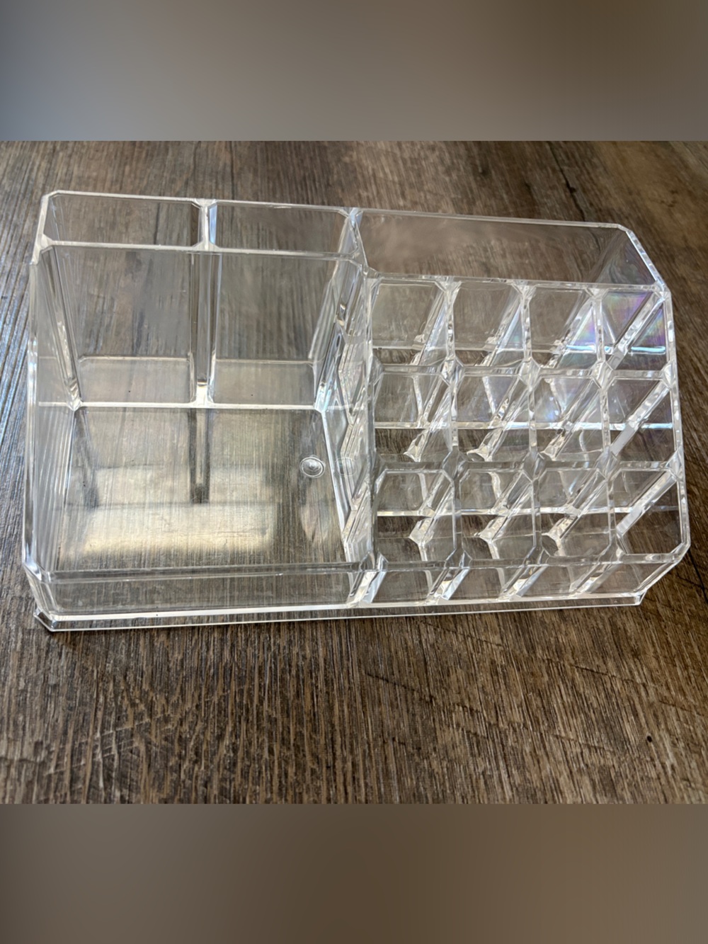 Clear Cosmetic Storage Organizer - Transparent Makeup & Brush Holder